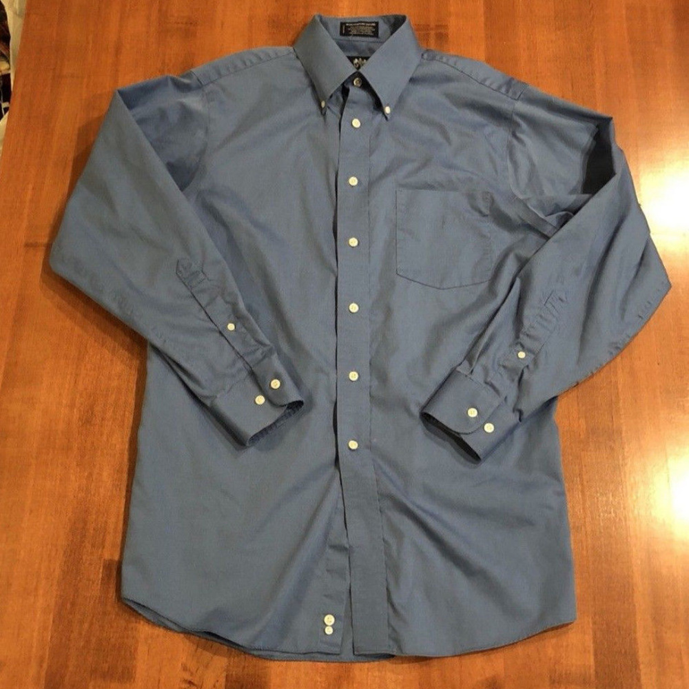 Stafford Men's Dress Shirt_Size 15_32/33